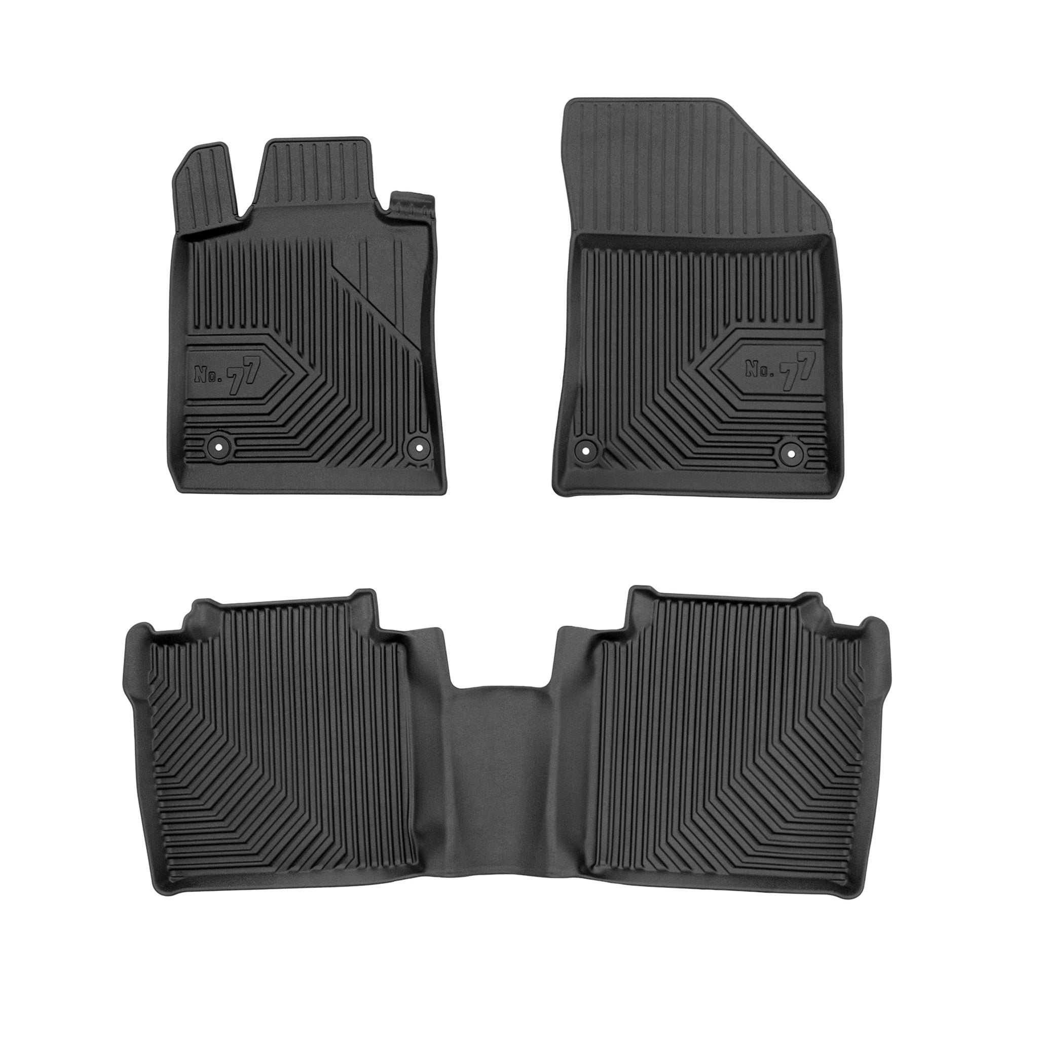 Tapis de Sol de Voiture pour DS 9 2020-2026 TPE Antidérapant Imperméable 3Pcs