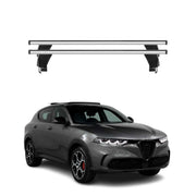 Menabo Barres de toit Transversales pour Alfa Romeo Tonale 2022-2026 Gris 2x