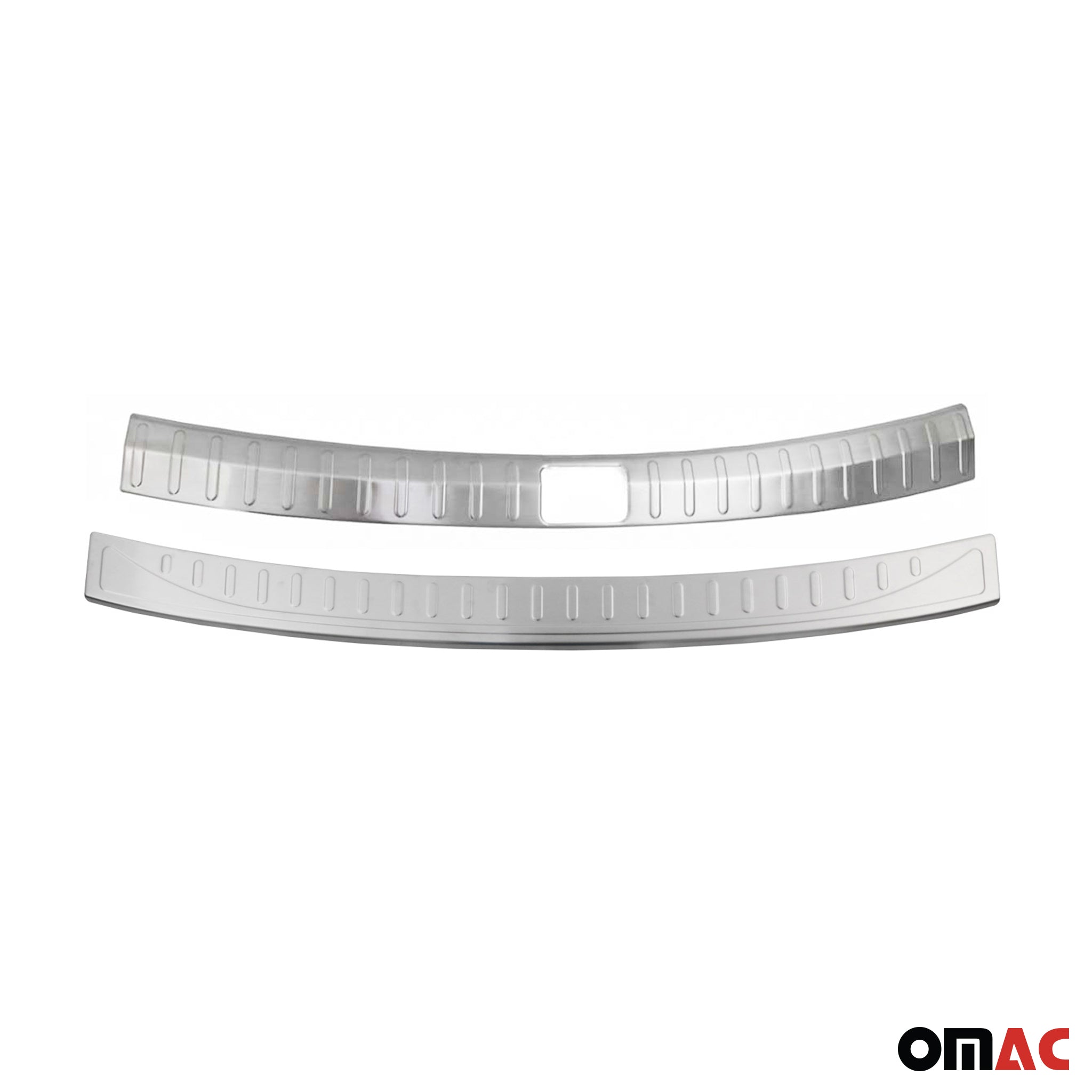 Kit Protection de Pare-Chocs arrière pour VW Tiguan 2016-2024 Brossé inox 2Pcs