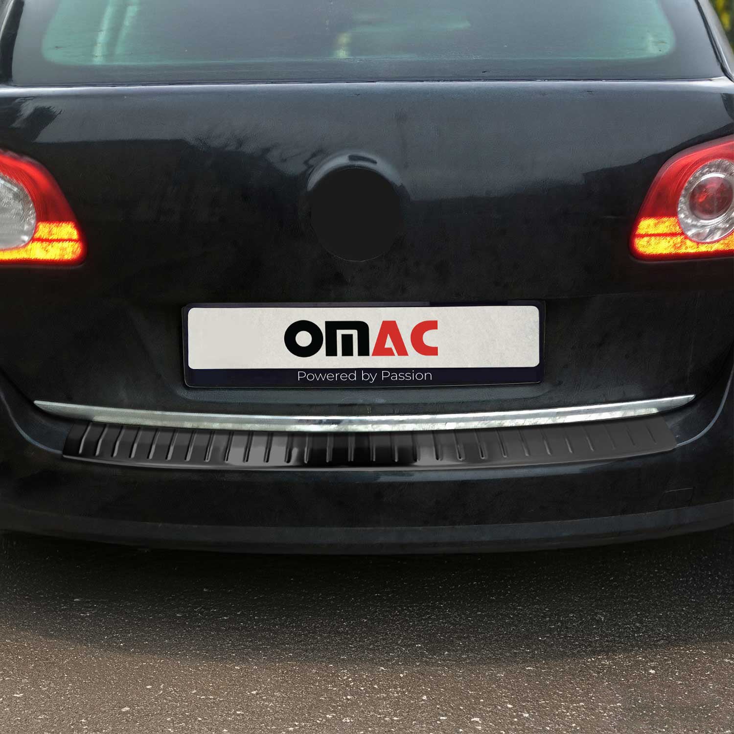 Protection de Pare-Chocs pour VW Passat B7 Break 2010-2014 Inox dark chrome
