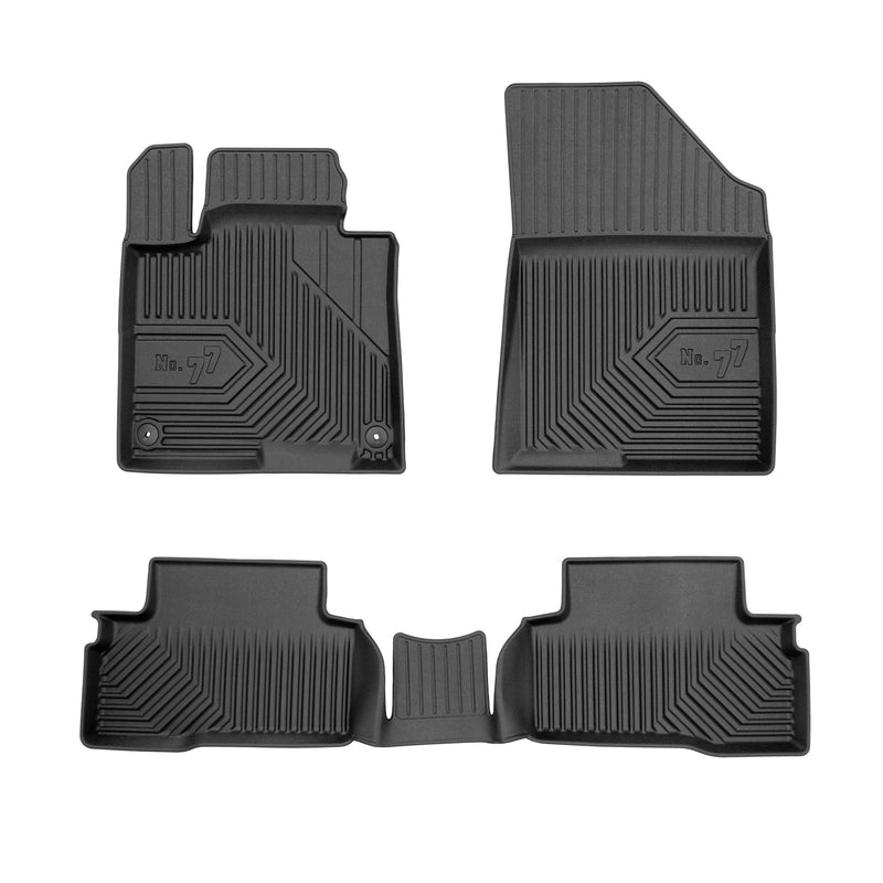 Tapis de Sol de Voiture No.77 pour Kia Sportage V Hybrid 2021-2025 TPE Noir 4Pcs