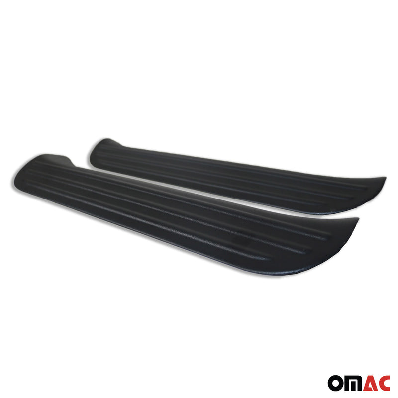 Couverture De Seuil De Porte pour VW T5 T6 2003-2025 ABS Noir 2 Pcs