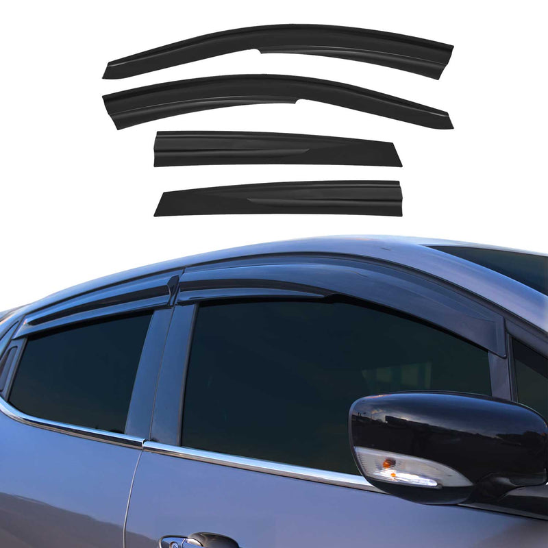 Déflecteurs De Vent Pluie D'air pour VW Polo 6R 2009-2017 Acrylique 4 Pcs