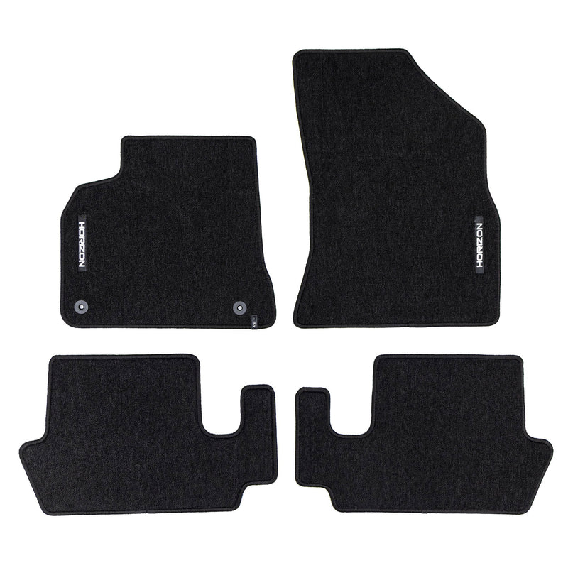 Tapis de Sol de Voiture pour Peugeot 3008 I 2009-2016 Velours Imperméable 4Pcs
