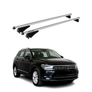 Tiger Barres de toit transversales pour VW Tiguan mk2 2016-2024 Alu Gris 2x