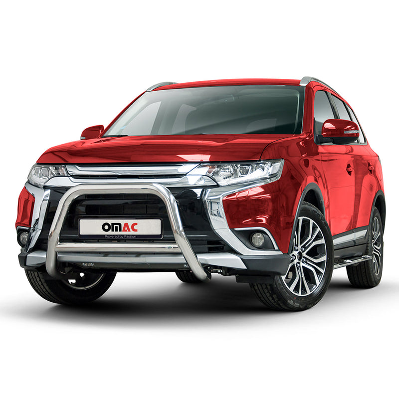 Pare-Buffle Avant Pour Mitsubishi Outlander 2015-2021 en Acier Inoxydable