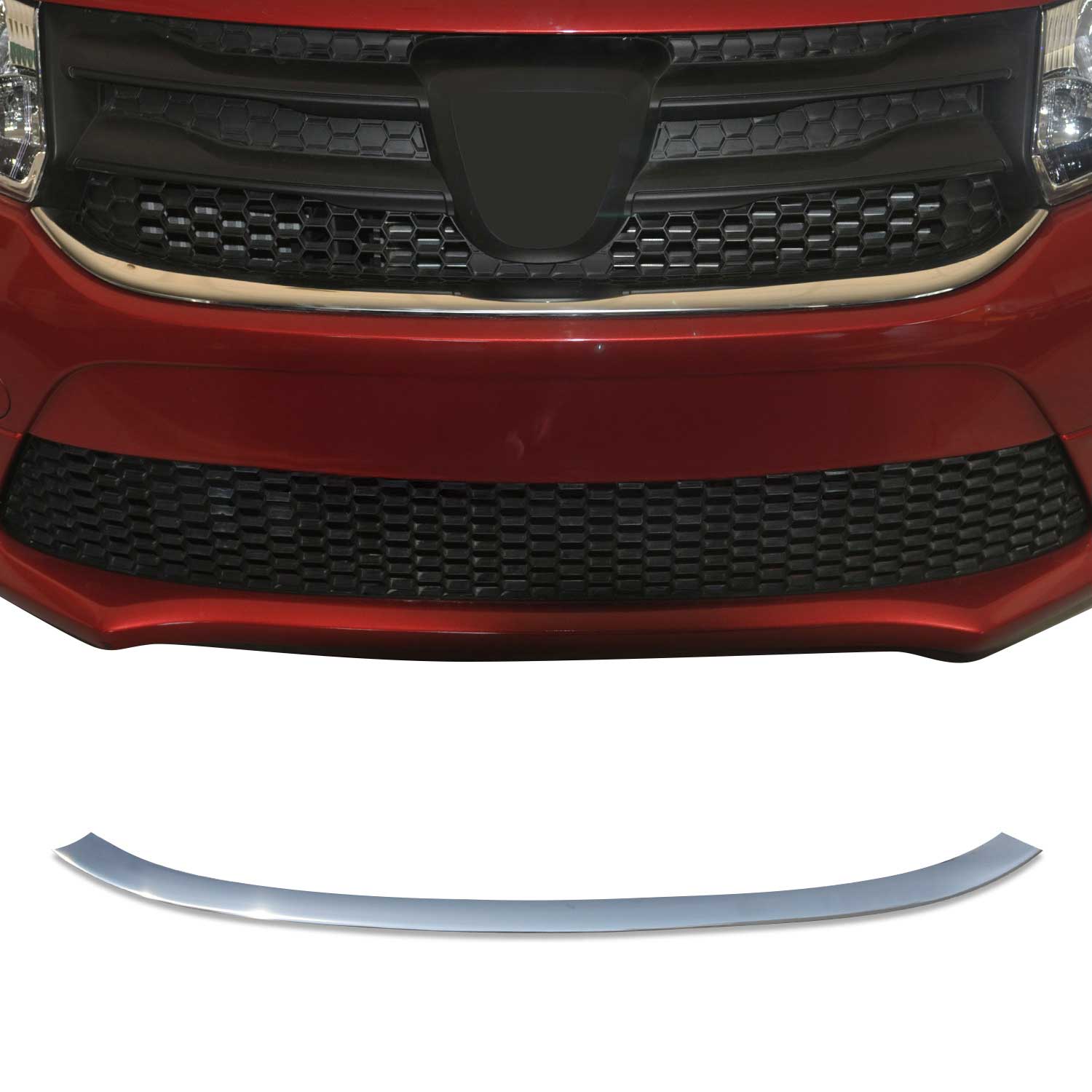 Moulure de Grille de Calandre pour Dacia Sandero 2012-2016 Chromé