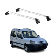 Barres de toit pour Peugeot Partner I 2001-2007 5P Gris Argenté 2 pièces ABE