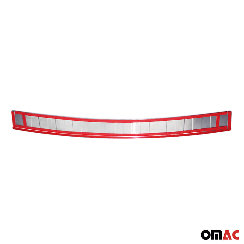 Pour Opel Mokka X 2016-2020 Protection Seuil Coffre Pare-chocs Arrière Acier Inox Chromé