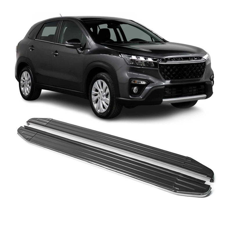 Marchepieds Latéraux pour Suzuki SX4 2015-2023 ABE Alu