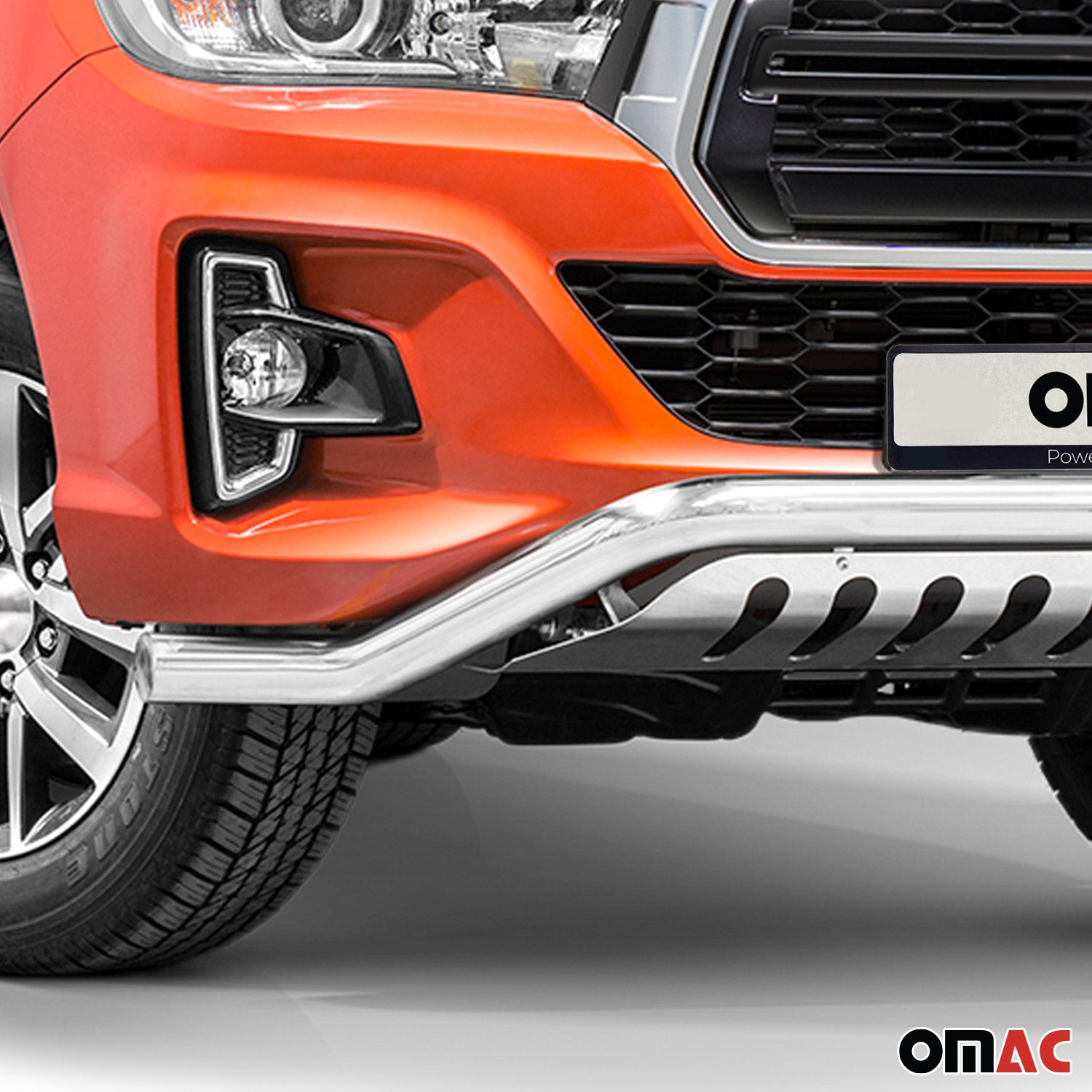 Pare-Buffle Avant Pour Toyota Hilux 2018-2020 Acier Inoxy