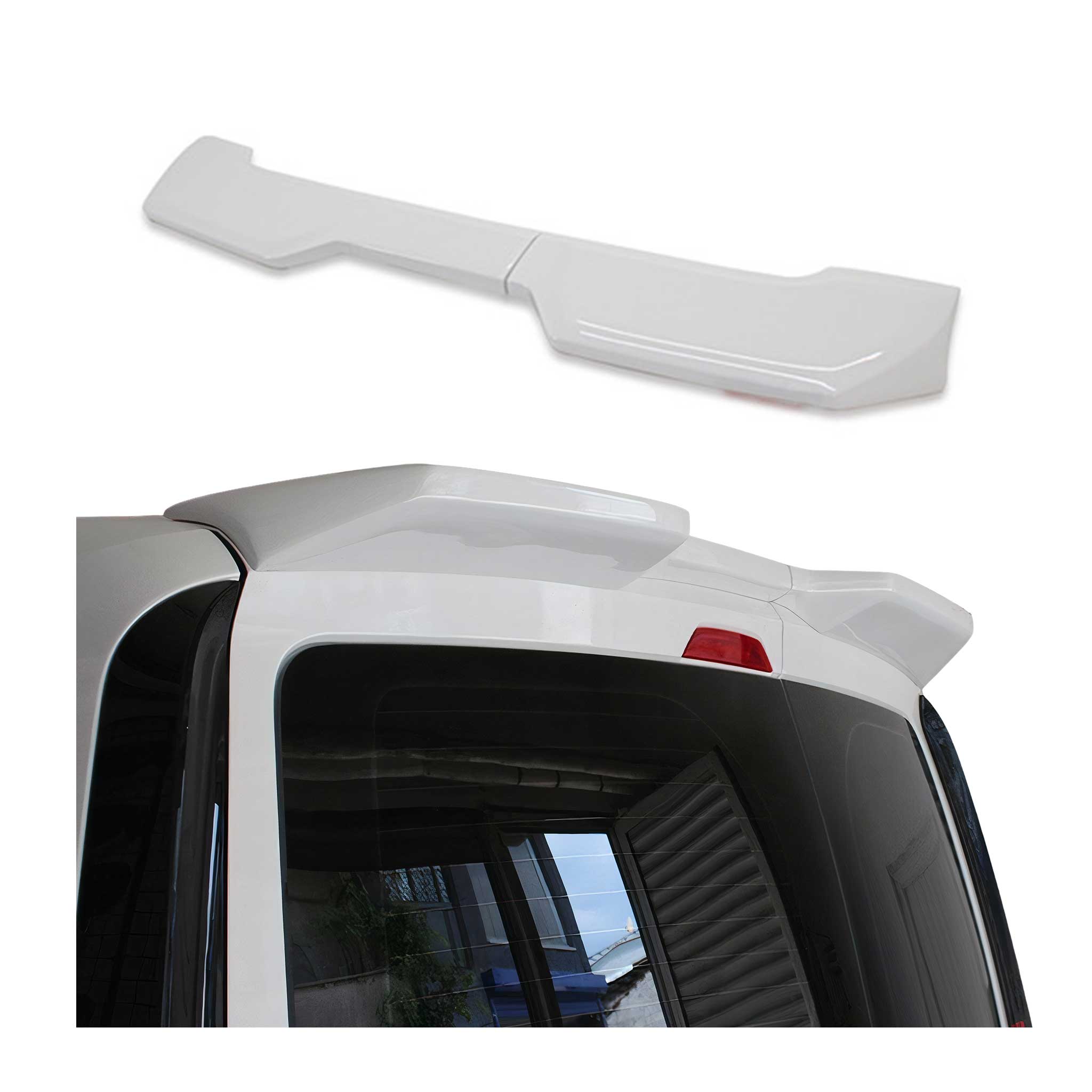 Spoiler de toit arrière pour VW Caddy 5 2020-2026 Porte double renforcé