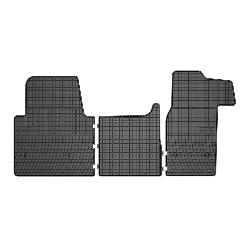 Tapis de Sol pour Renault Master 2010-2022 Caoutchouc Noir