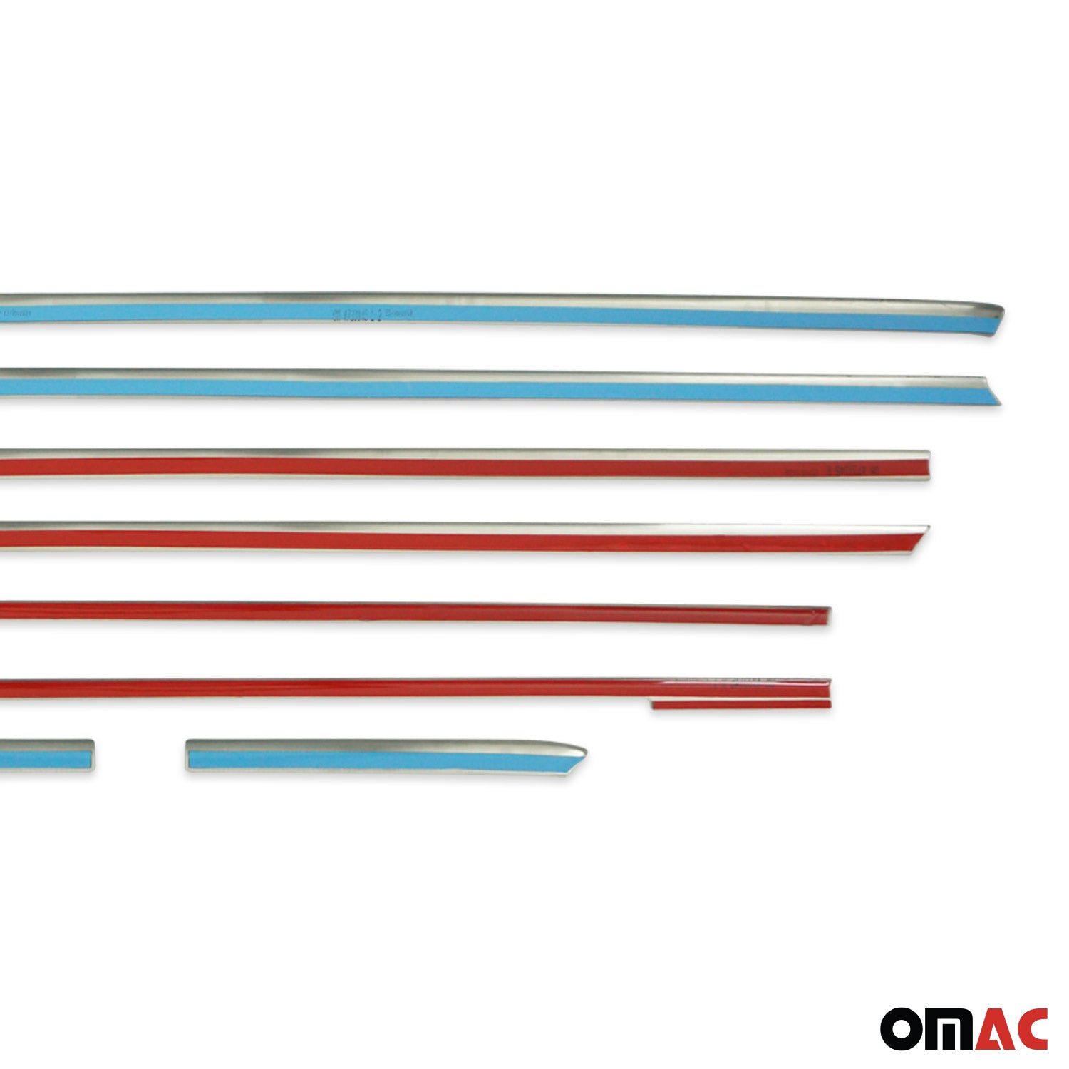 Garniture de Fenêtre pour Mercedes Vito W447 L3 2014-2026 Acier Inox 8Pcs