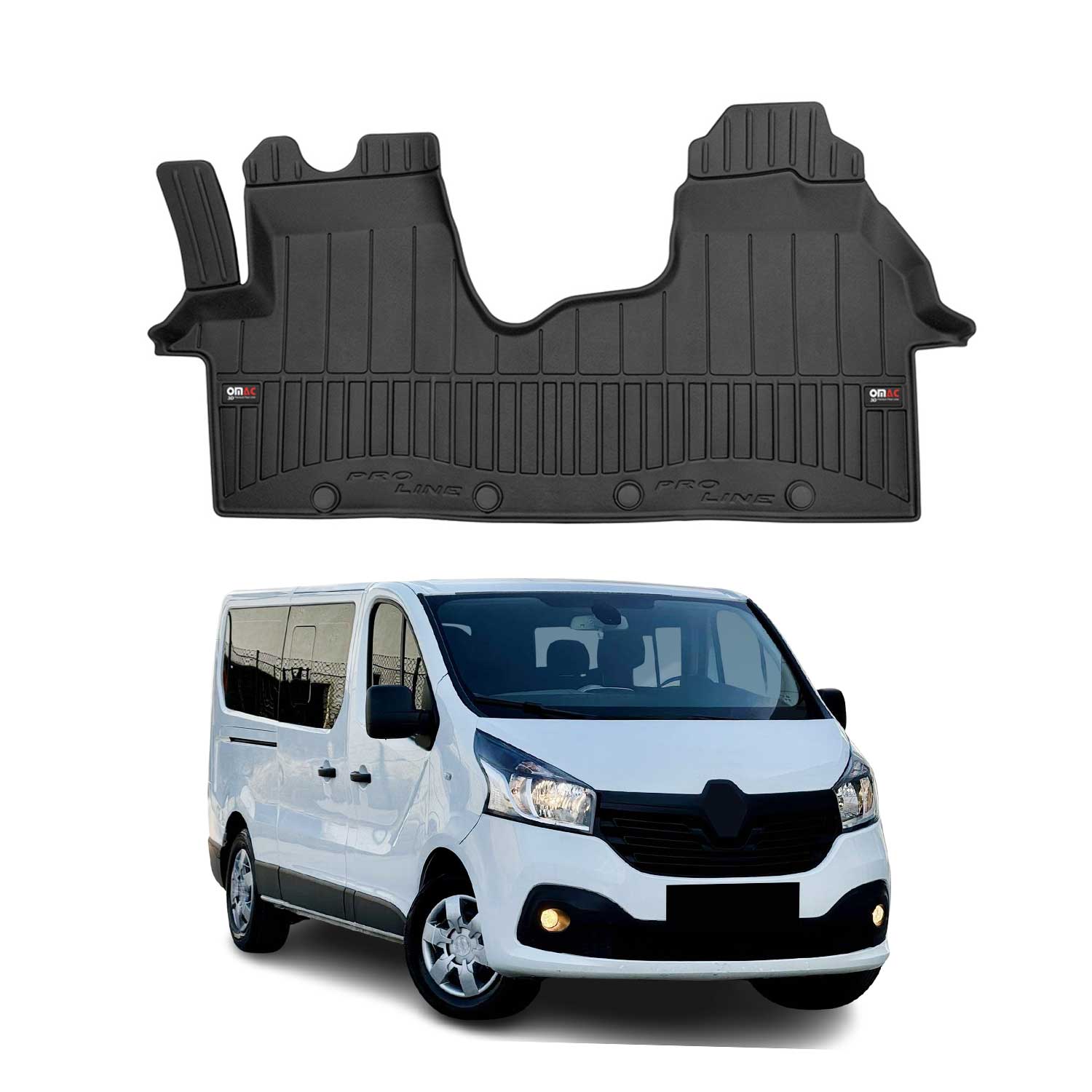 Tapis de Sol pour Renault Trafic 2014-2022 TPE Noir