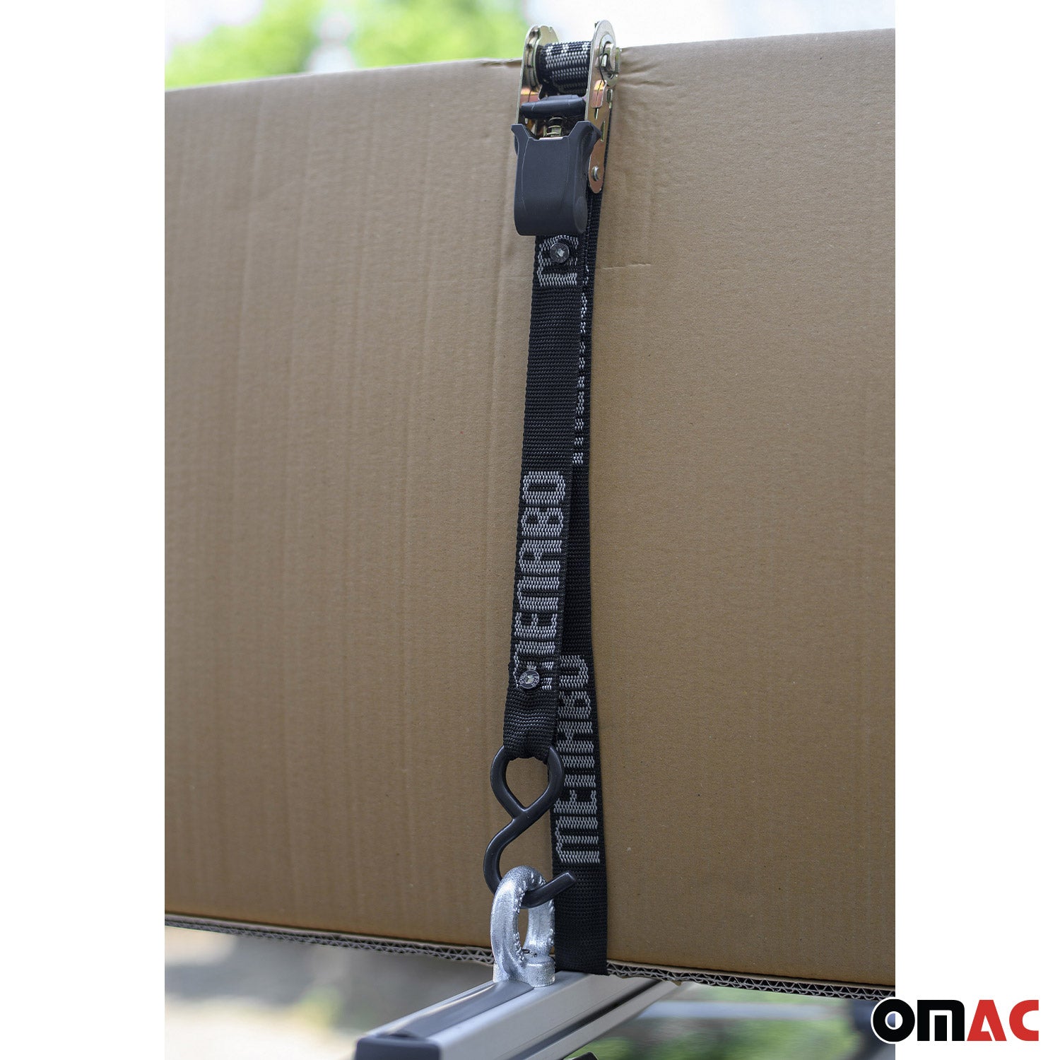 Menabo Sangle d'arrimage sangle de fixation de charge sangle de fixation Noir 5M