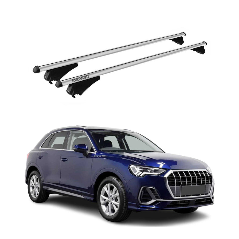 Tiger Barres de toit transversales pour Audi Q3 2018-2025 Gris