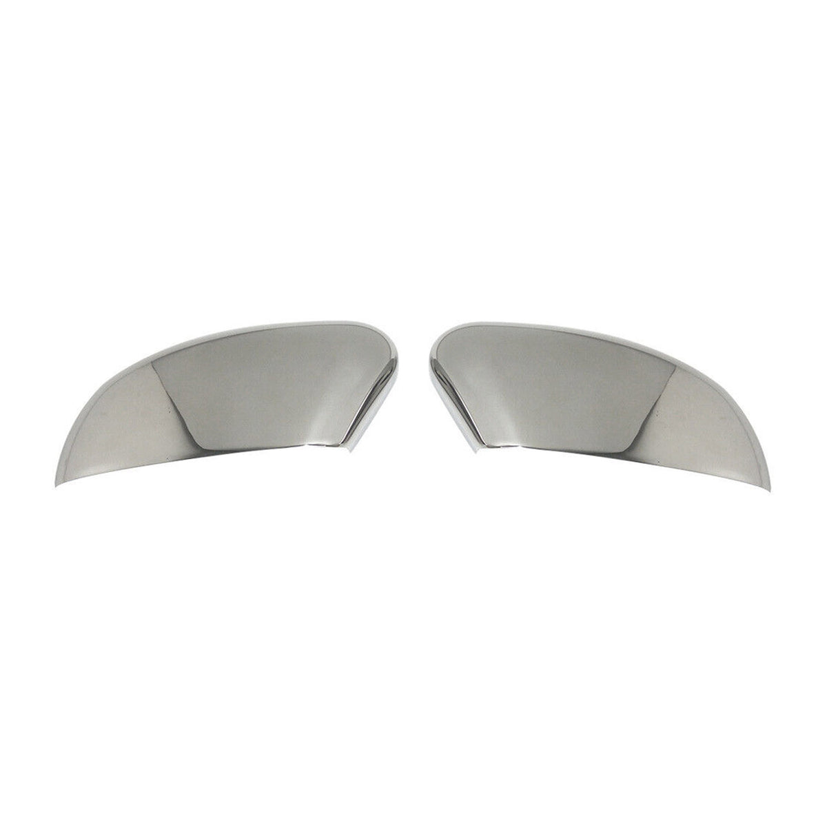 Coques de Rétroviseurs pour Ford Focus II 2006-2010 en Acier Chromé Argent