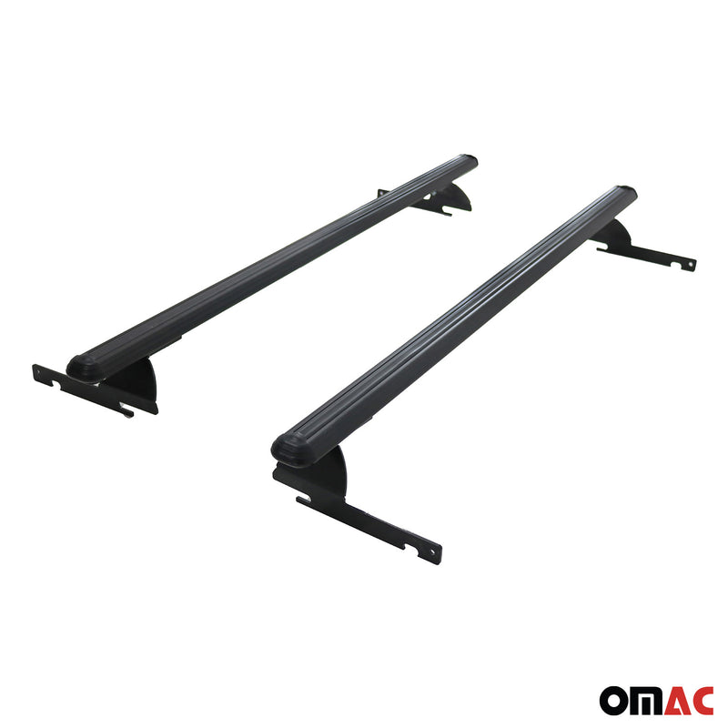 Barres de toit transversales pour Ford Ecosport 2013-2022 Aluminium Noir