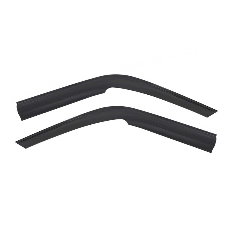 Déflecteurs de vent et de pluie pour Fiat Ducato Jumper Boxer 2006-25 Noir 2 pcs