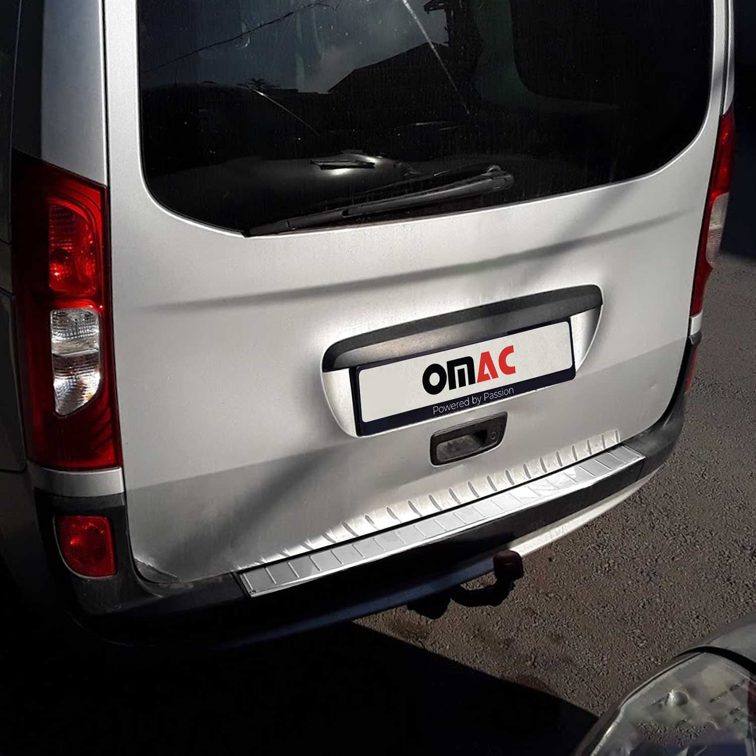 Protection Seuil de Pare-chocs Arriére Pour Renault Kangoo 2012-2021 Brossé