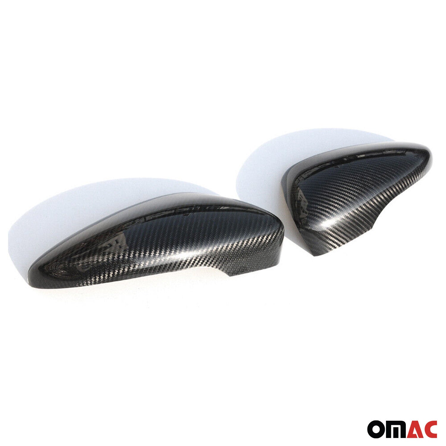 Coques de Rétroviseurs pour VW Jetta 2010-2014 en Carbone Noir