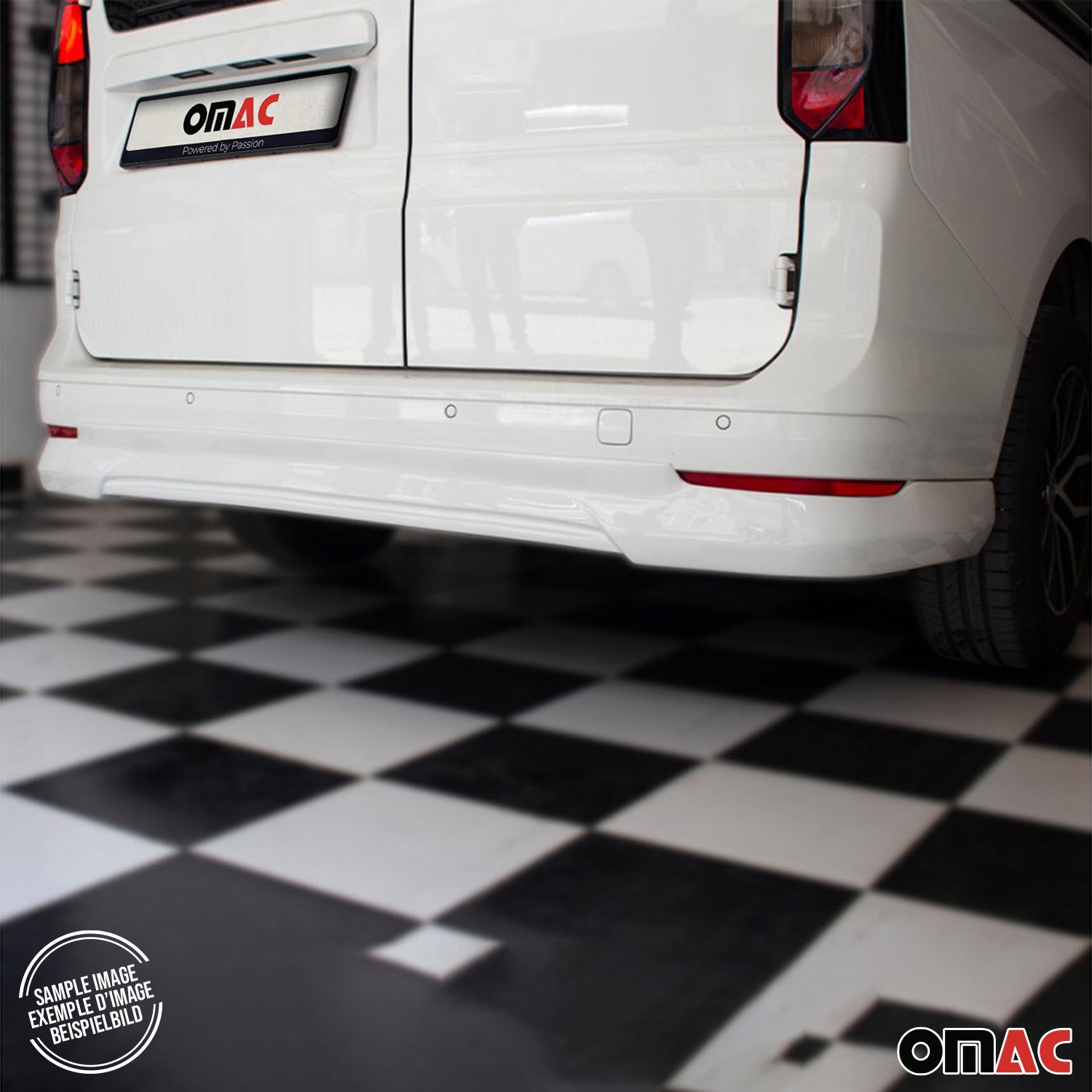 Pare-Chocs Arrière Diffuseur Splitter pour VW Caddy 2021-2025 court renforcé