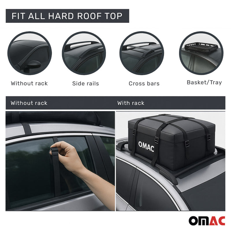 Sac de toit de voiture chargement étanche 500 L – Rangement toit voiture voyage