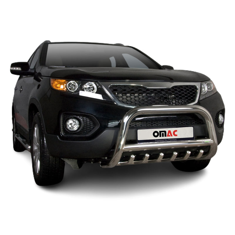 Pare-Buffle Avant Pour Kia Sorento 2010-2012 en Acier Inox Argent