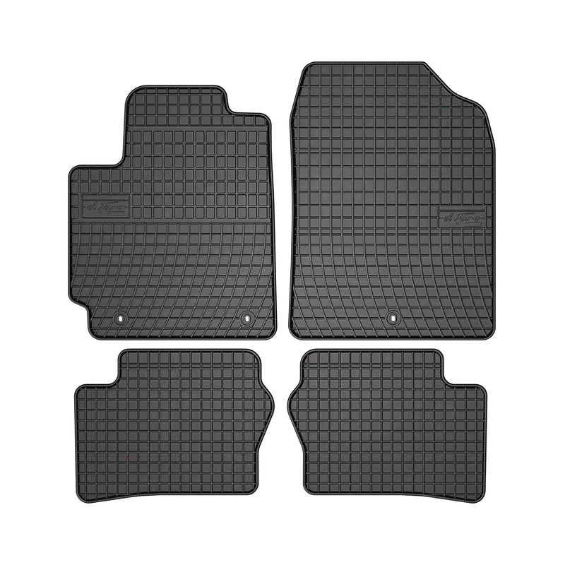 Tapis de Sol pour Kia Picanto 2017-2021 Caoutchouc Noir