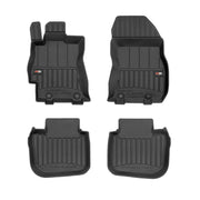 OMAC Tapis de sol en caoutchouc pour Subaru Legacy Berline Break 2009-2014 Noir
