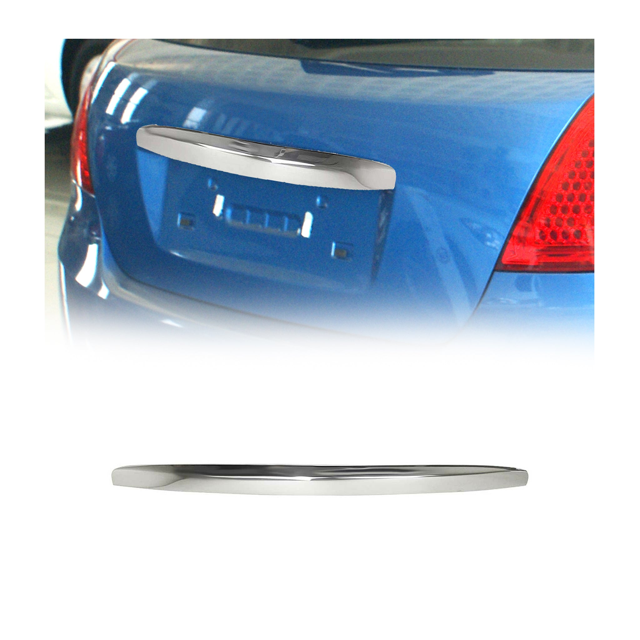 Garniture De Hayon Coffre pour Kia Ceed 2006-2012 Inox Chromé