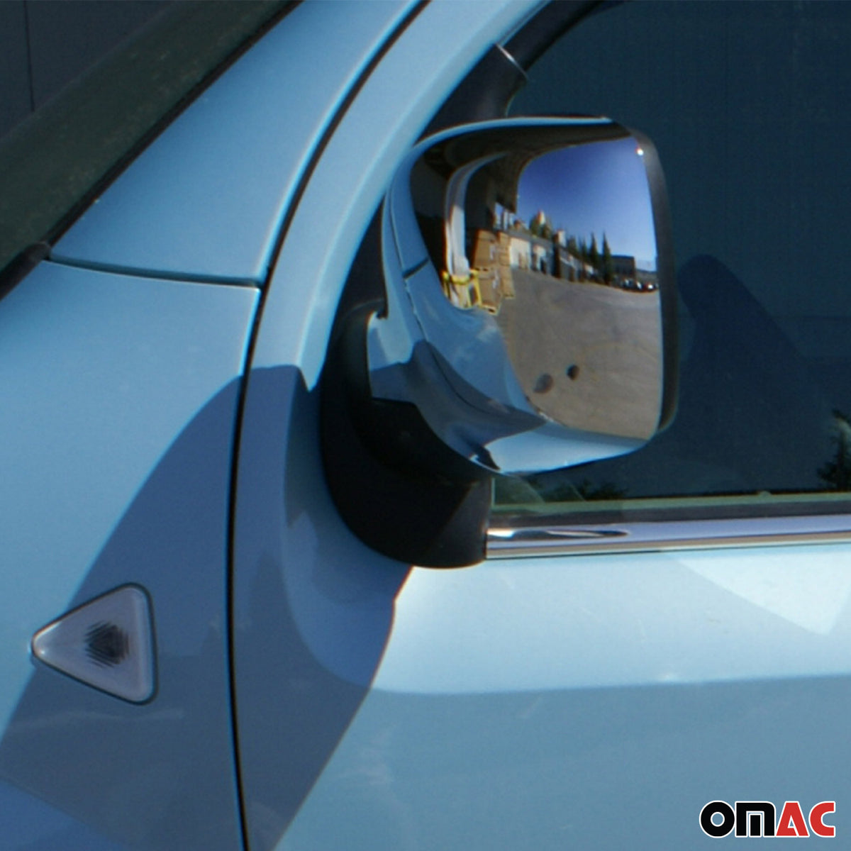 Coques de Rétroviseurs pour Renault Kangoo FL 2004-2007 2x Acier Inox Chromé