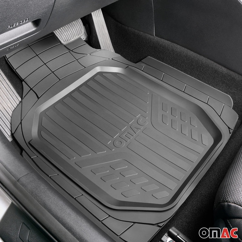 Tapis de sol pour Mercedes A Klasse W169 W176 W177 Noir 4 Pcs