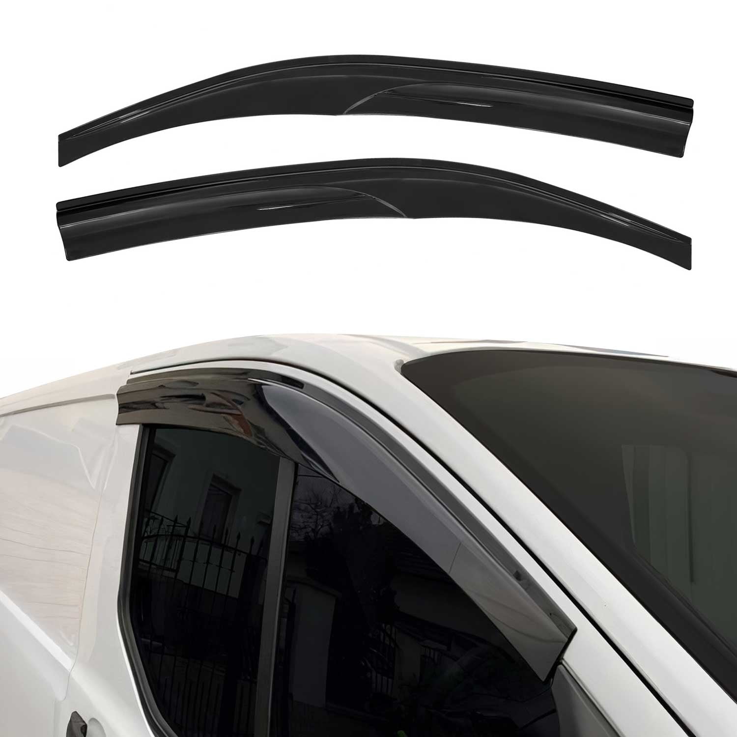 Déflecteurs De Vent Pluie D'air pour Peugeot Expert Traveller 3 2016-2026 2 Pcs