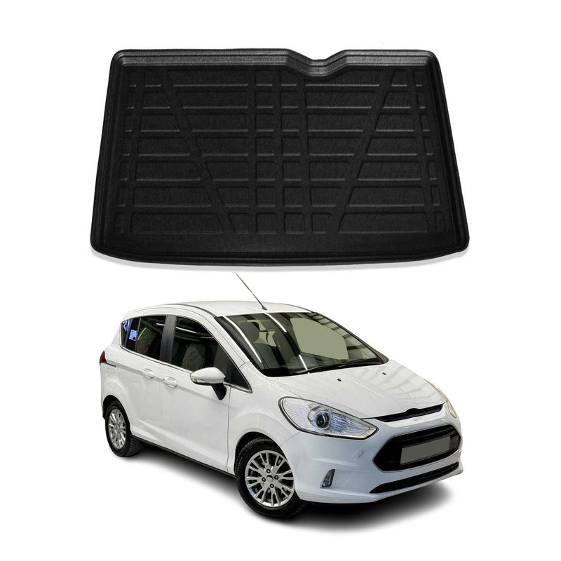 Tapis de Coffre pour Ford B-Max 2012-2021 en TPE Noir