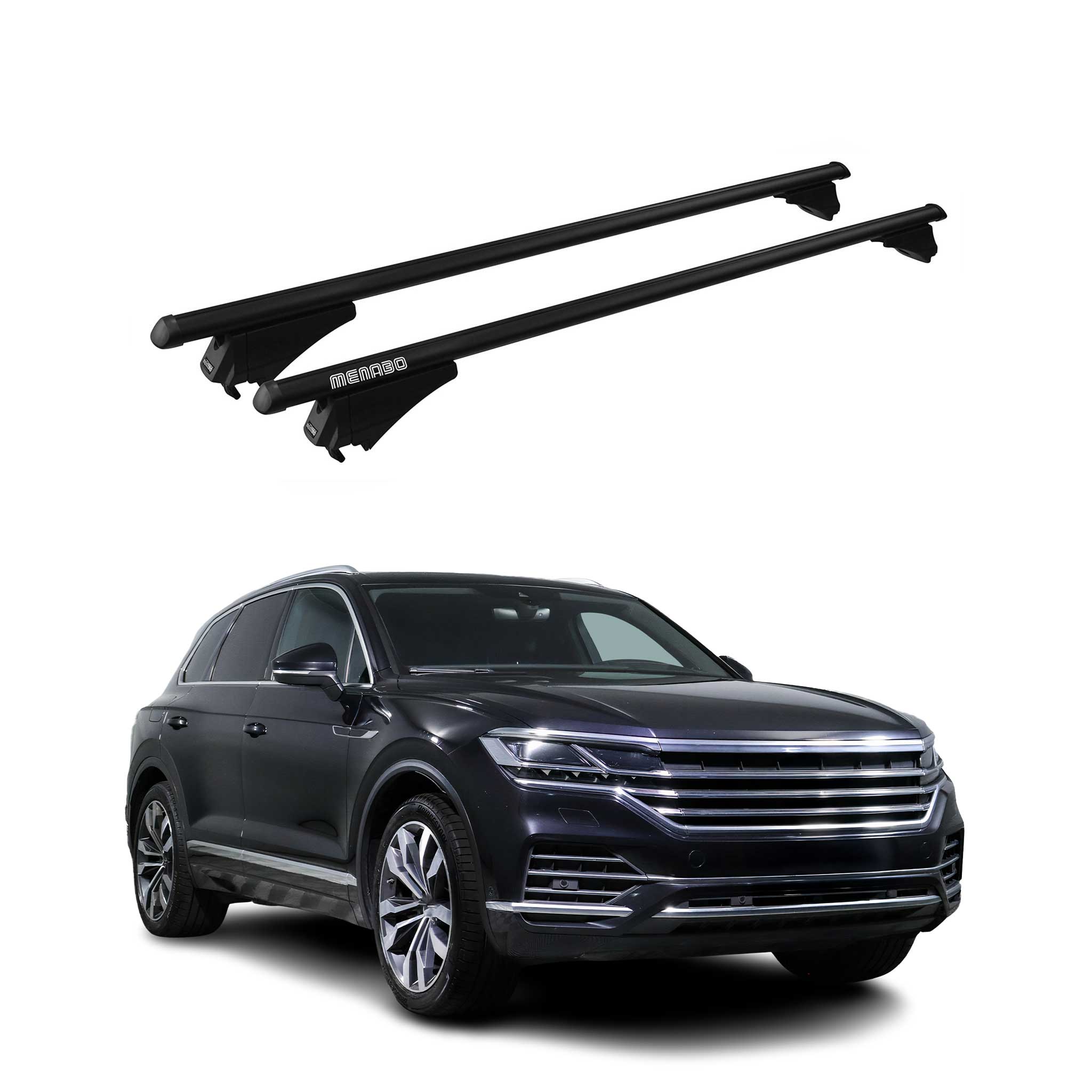 Tiger Barres de toit transversales pour VW Touareg III 2018-2026 Noir