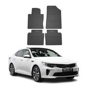 Tapis de Sol pour Kia Optima 2015-2020 Caoutchouc Noir