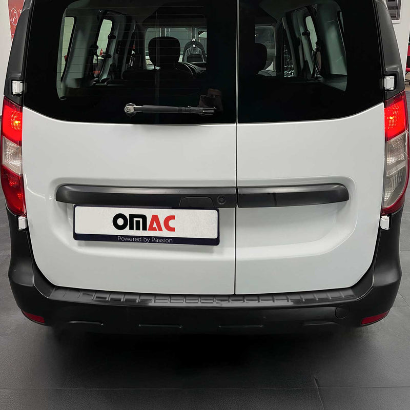 Protection Seuil De Pare-Chocs pour Renault Express 2021-2024 Chromé Foncé