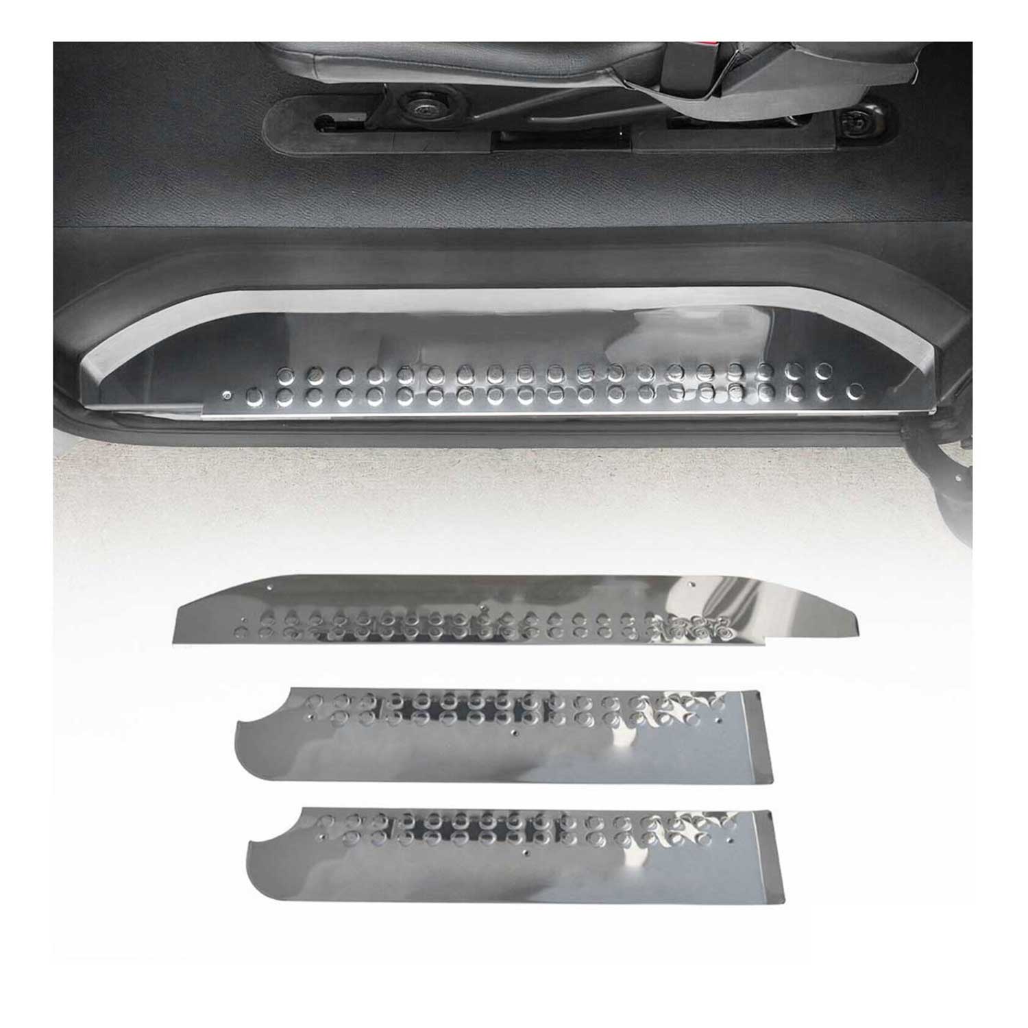 Couverture de Seuil de porte pour Mercedes Vito W639 2003-2014 inox chromé 4Pcs