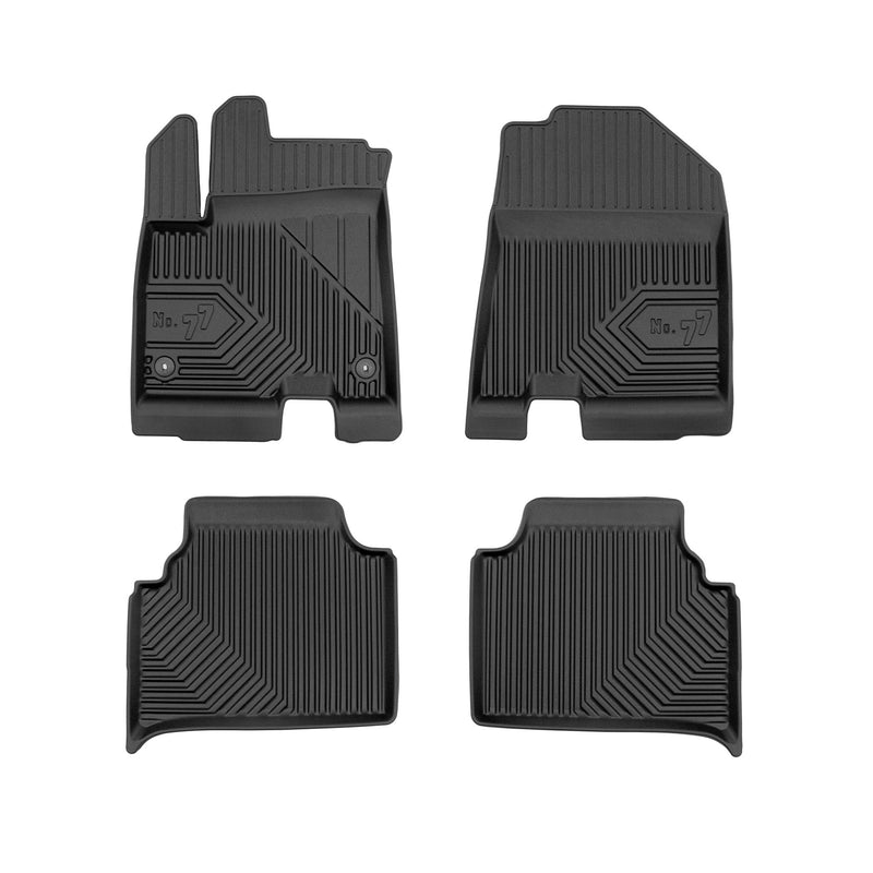 Tapis de Sol de Voiture pour Kia Niro EV I 2018-2022 TPE Antidérapant Noir 4Pcs