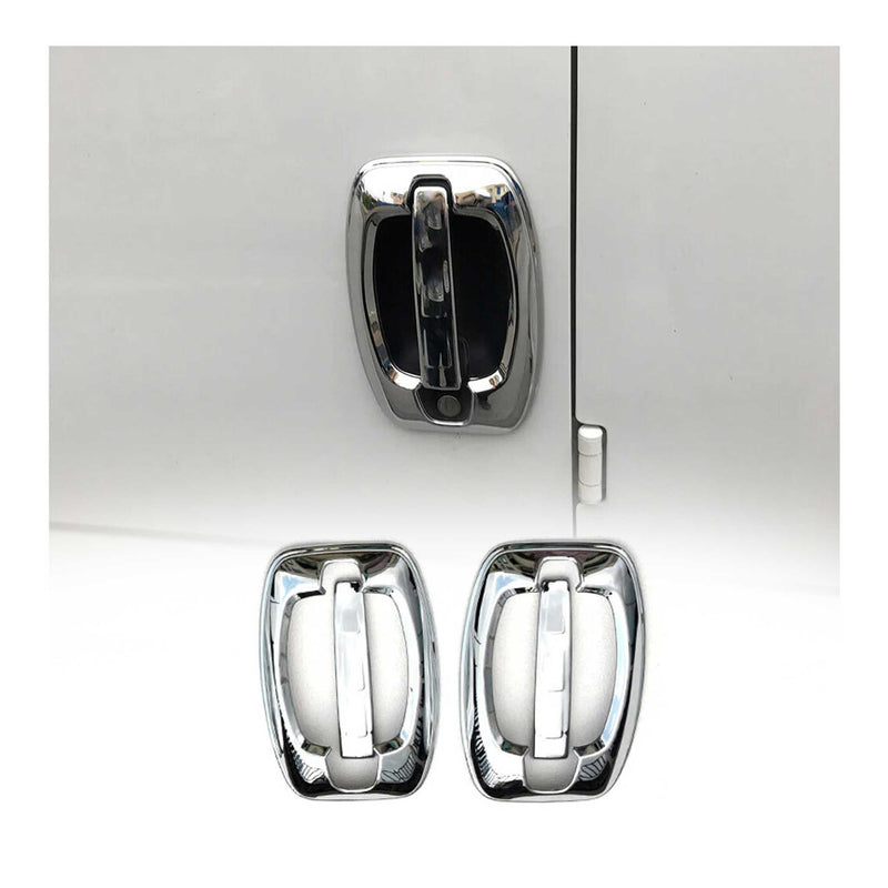 Couverture de poignée de porte pour Fiat Ducato 2006-2024 ABS chromé Chromé 4Pcs