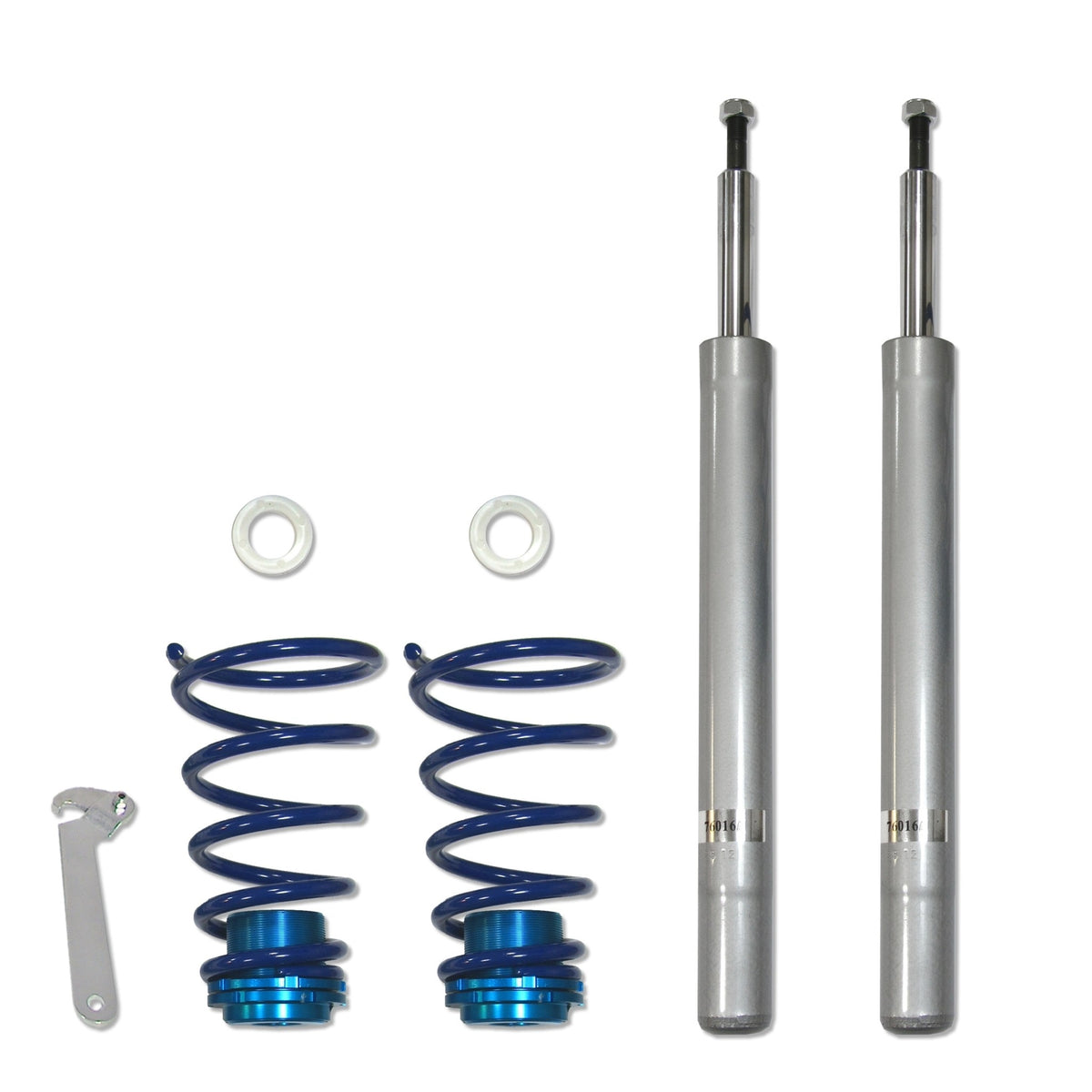JOM BlueLine Combinés Filetés pour BMW E34 Touring 524TD–530D D16/M14 (Gewinde/Serie).