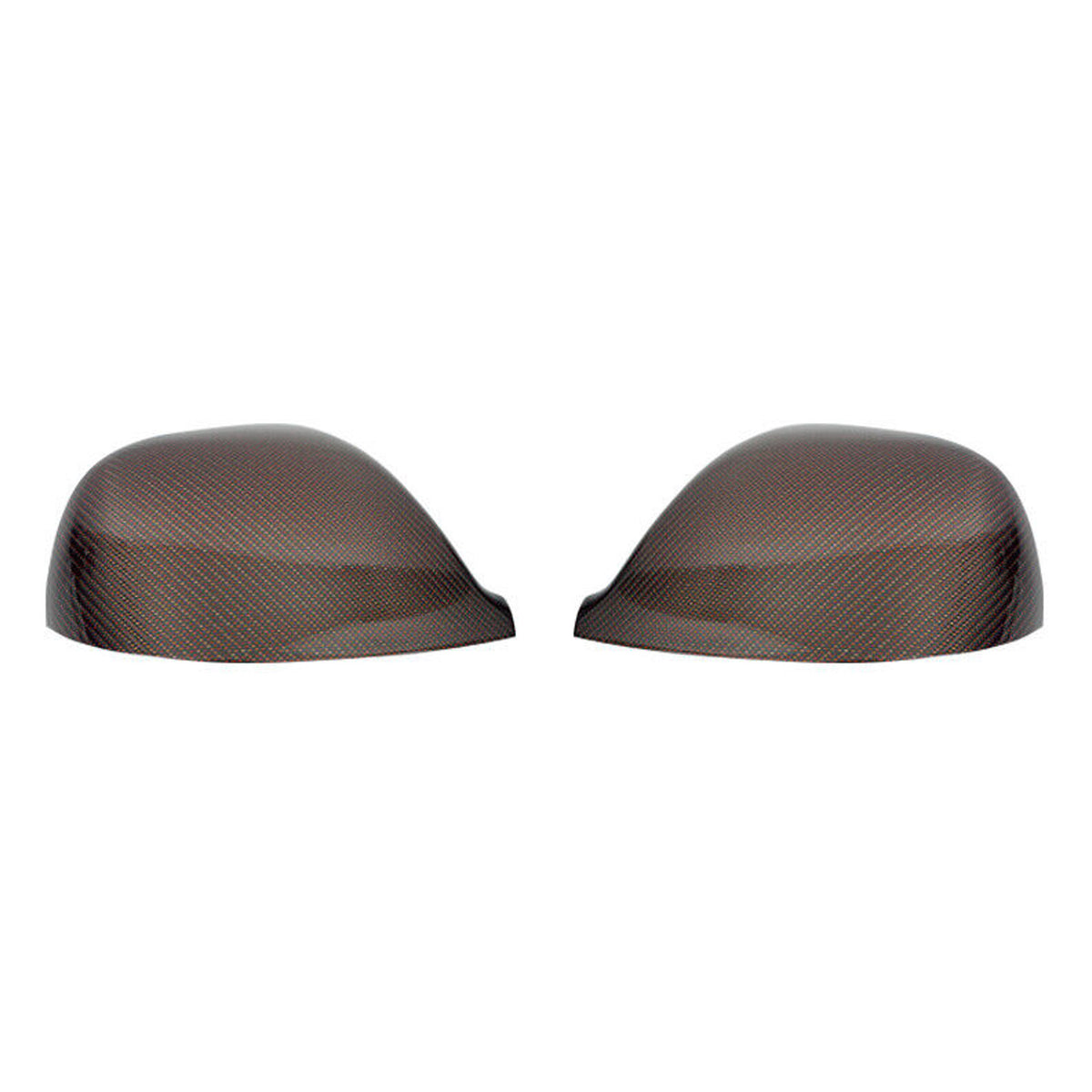 Coques de Rétroviseurs pour VW T6 T6.1 Transporter tout 2015-2024 Carbone Rouge