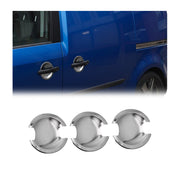 Couverture poignée de porte pour VW T6 T6.1 Transporter 2015-24 3Portes inox 3x