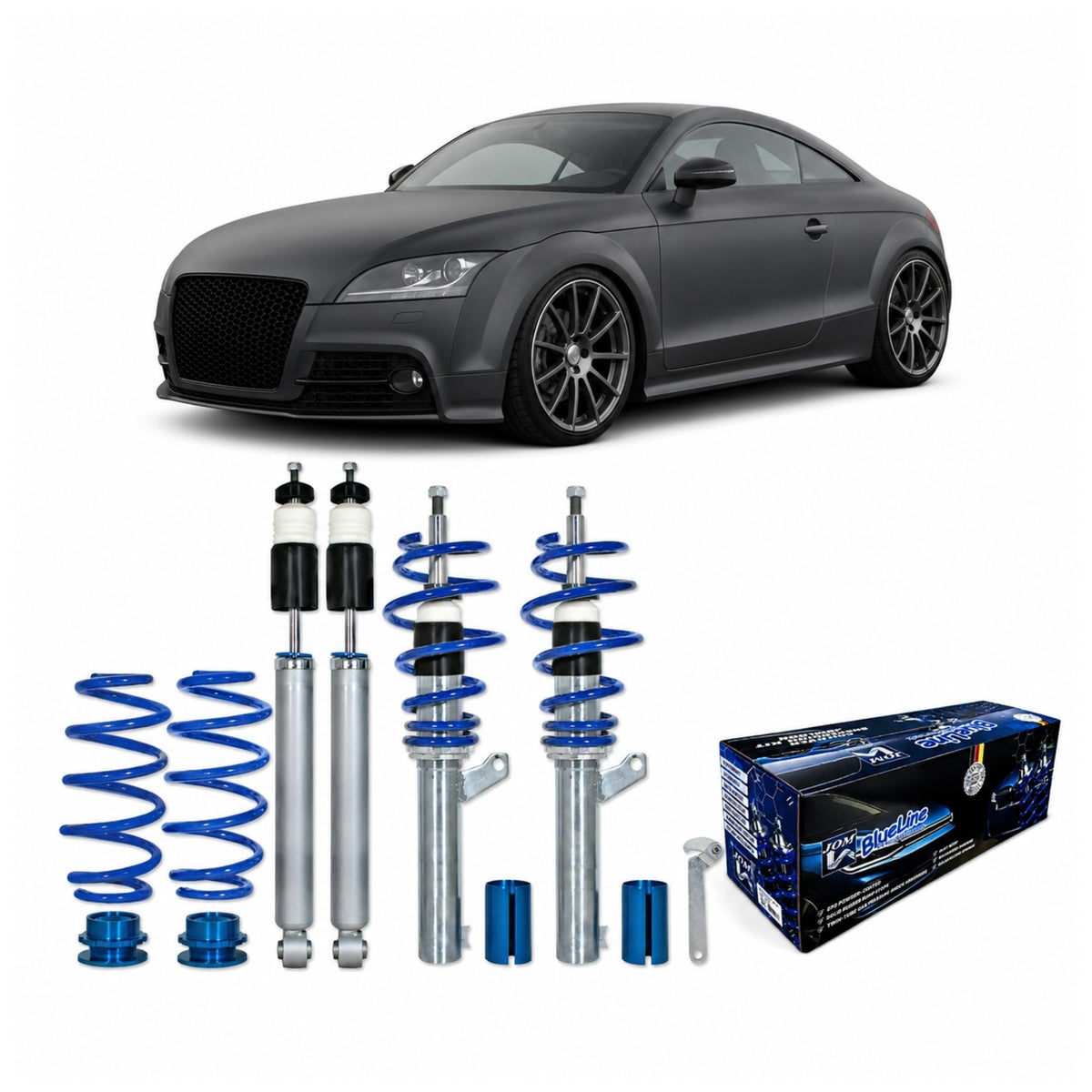 JOM BlueLine Combinés Filetés pour Audi TT 8J (TTS) 2006-2014