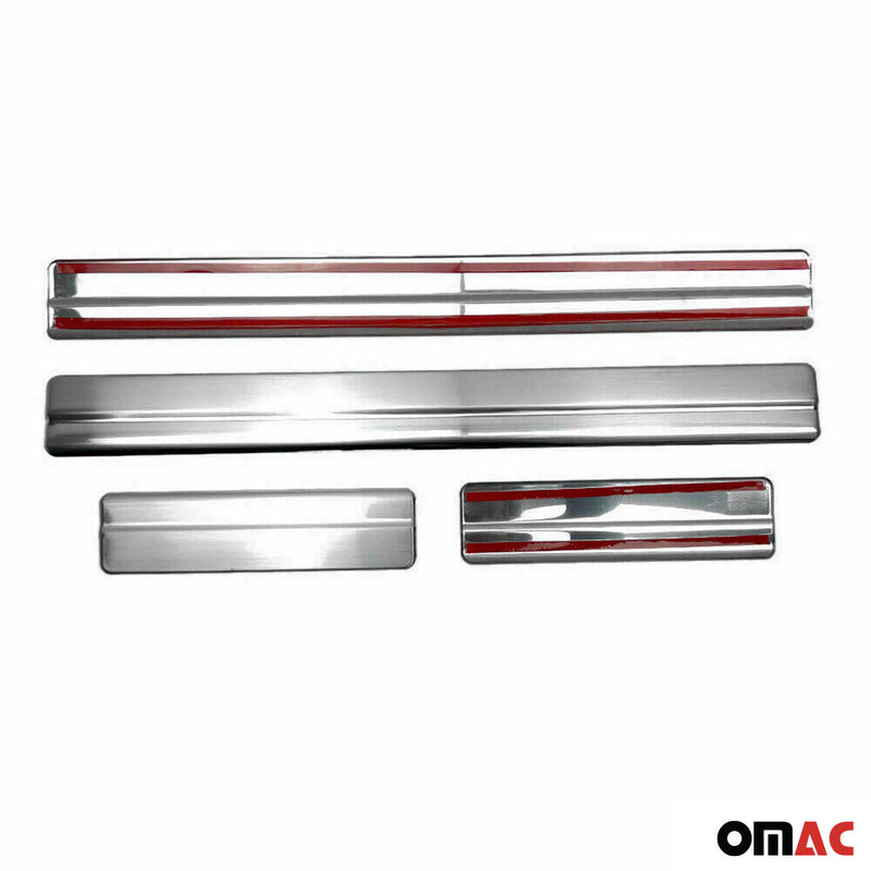 Seuils de porte pour Suzuki Vitara 2015-2025 Acier Inox Chromé Sport 4x