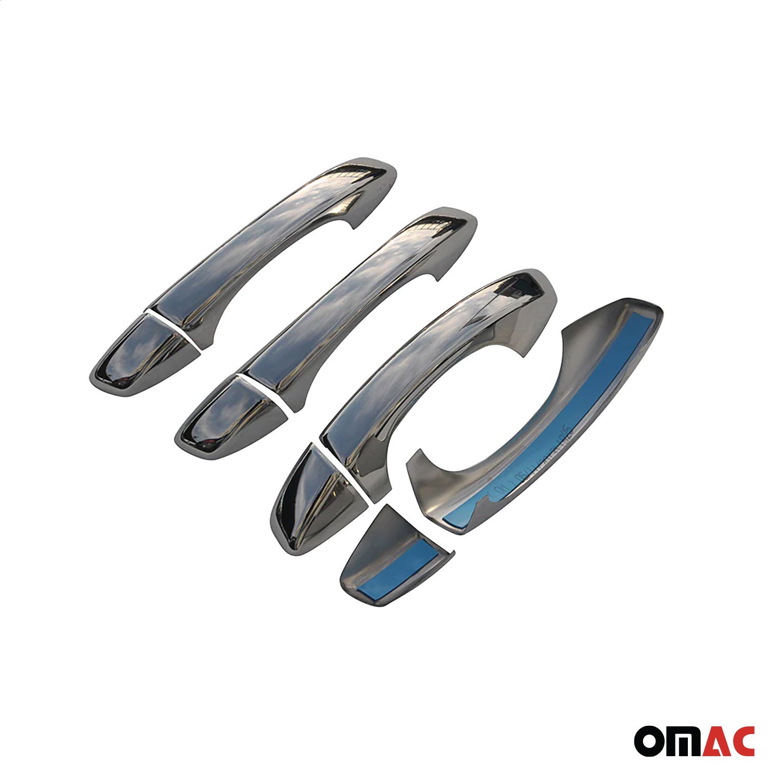 Couverture Poignée de porte pour Skoda Karoq Kodiaq Kamiq 2016-25 4 Portes Acier