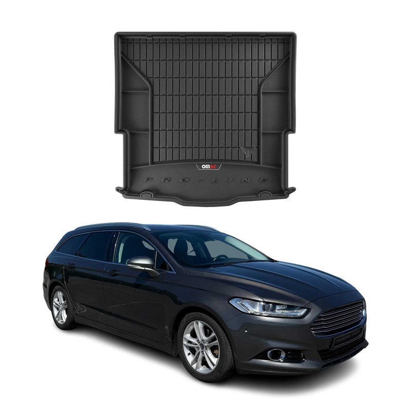 Tapis de Coffre pour Ford Mondeo mk5 Turnier 2014-2022 TPE Noir