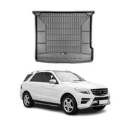 3D Tapis de Coffre pour Mercedes GLE W292 2015-2019 sauf hybrid Noir 1Pcs